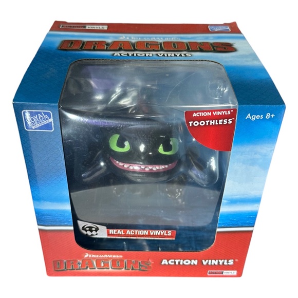 The Loyal Subjects How to Train Your Dragon Toothless Action Vinyl - Picture 2 of 6